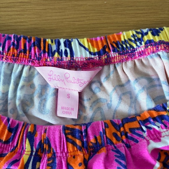 Womens Lilly Pulitzer Strapless Dress in  Tropical Print | Size Small - Picture 6 of 7